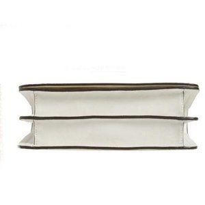Tory Burch White Leather Shoulder Bag